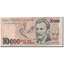 Banknote, Brazil, 10,000 Cruzeiros, 1991, Undated, KM:233a, VF(30-35)
