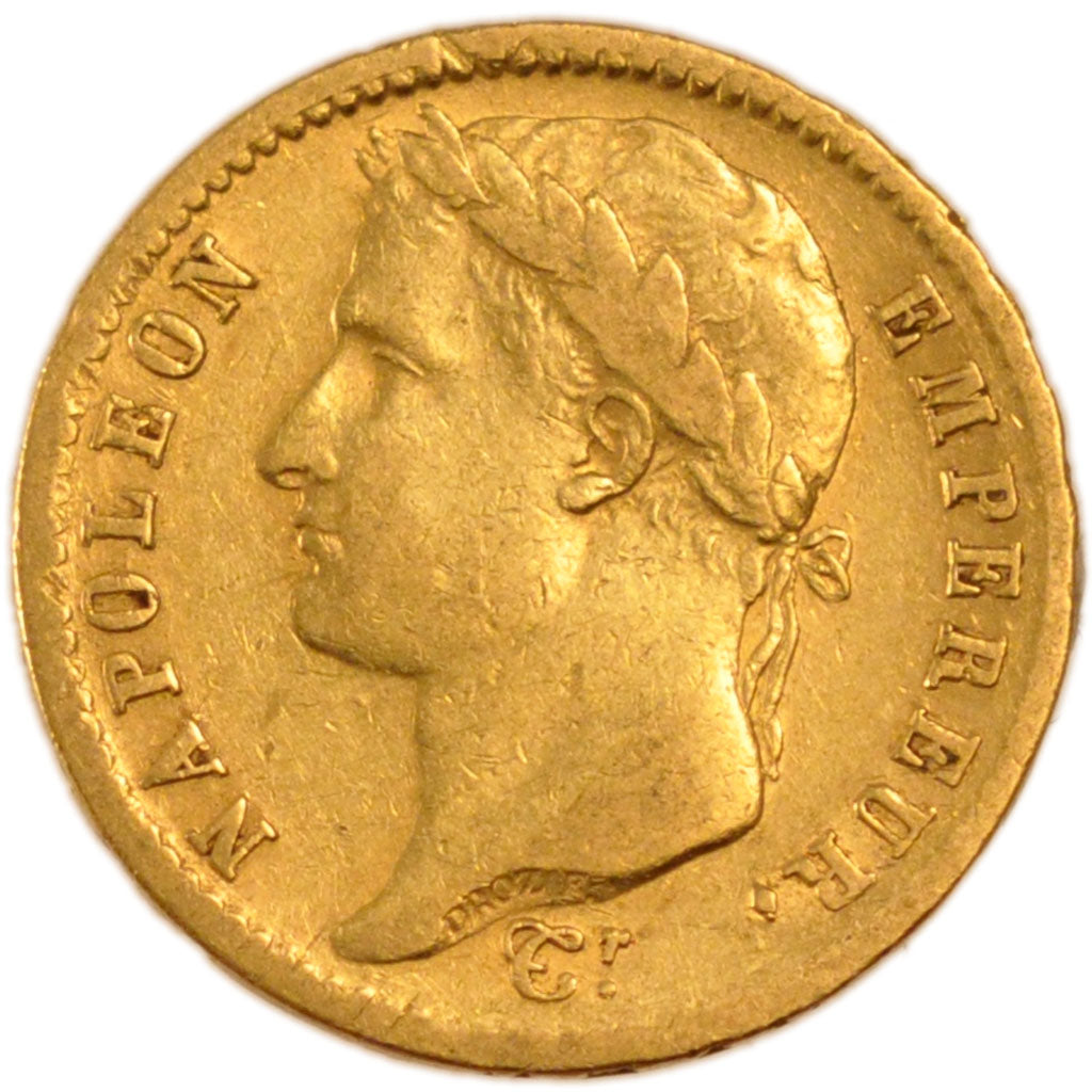 FRANCE, Napoléon I, 20 Francs, 1808, Paris, EF(40-45), Gold, Gadoury #1024, 6.40