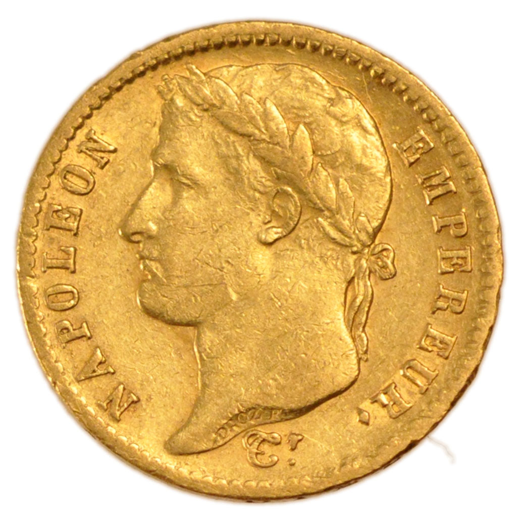 FRANCE, Napoléon I, 20 Francs, 1813, Paris, EF(40-45), Gold, Gadoury #1025, 6.40