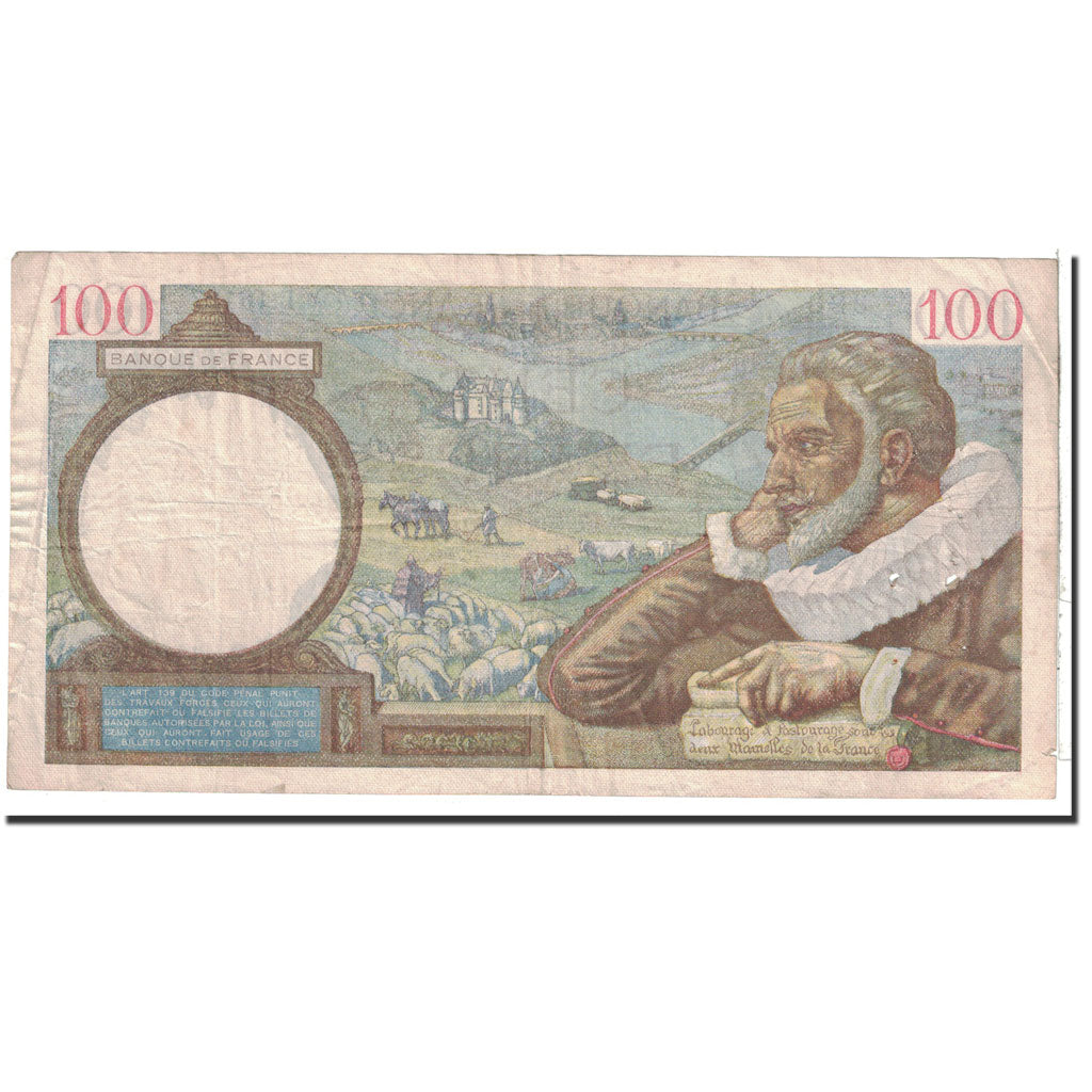 Billet, France, 100 Francs, 1940, 1940-11-07, TB, Fayette:26.40, KM:94
