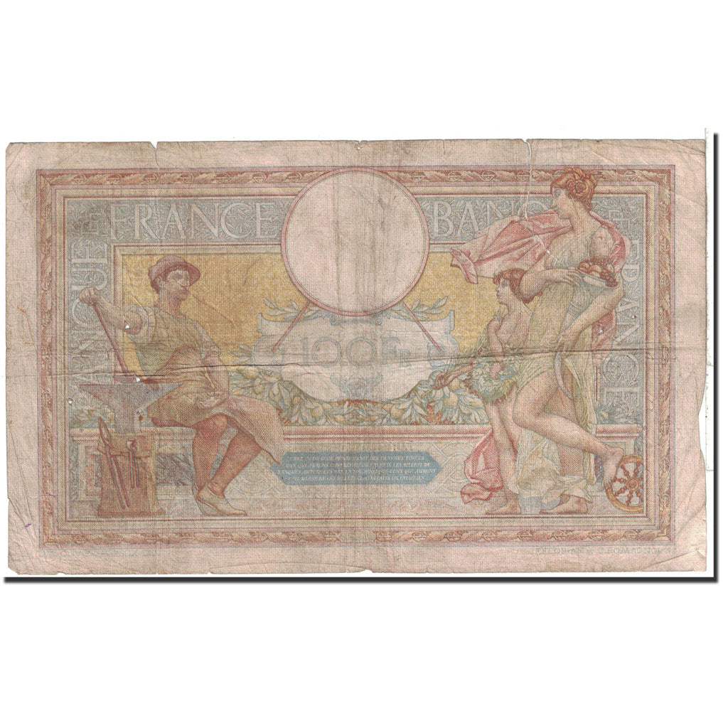 Banknote, France, 100 Francs, 1934, 1934-06-14, VG(8-10), Fayette:24.13, KM:78c