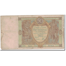 Banknote, Poland, 50 Zlotych, 1929, 1929-09-01, KM:71, VF(20-25)