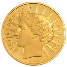 FRANCE, 100 Francs, 1988, KM #966b, MS(60-62), Gold, Gadoury #903, 17.00