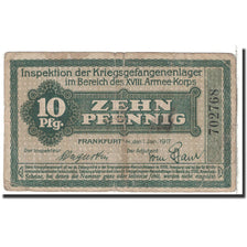 Banknot, Niemcy, 10 Pfennig, 1917, 1917-01-01, VF(20-25)