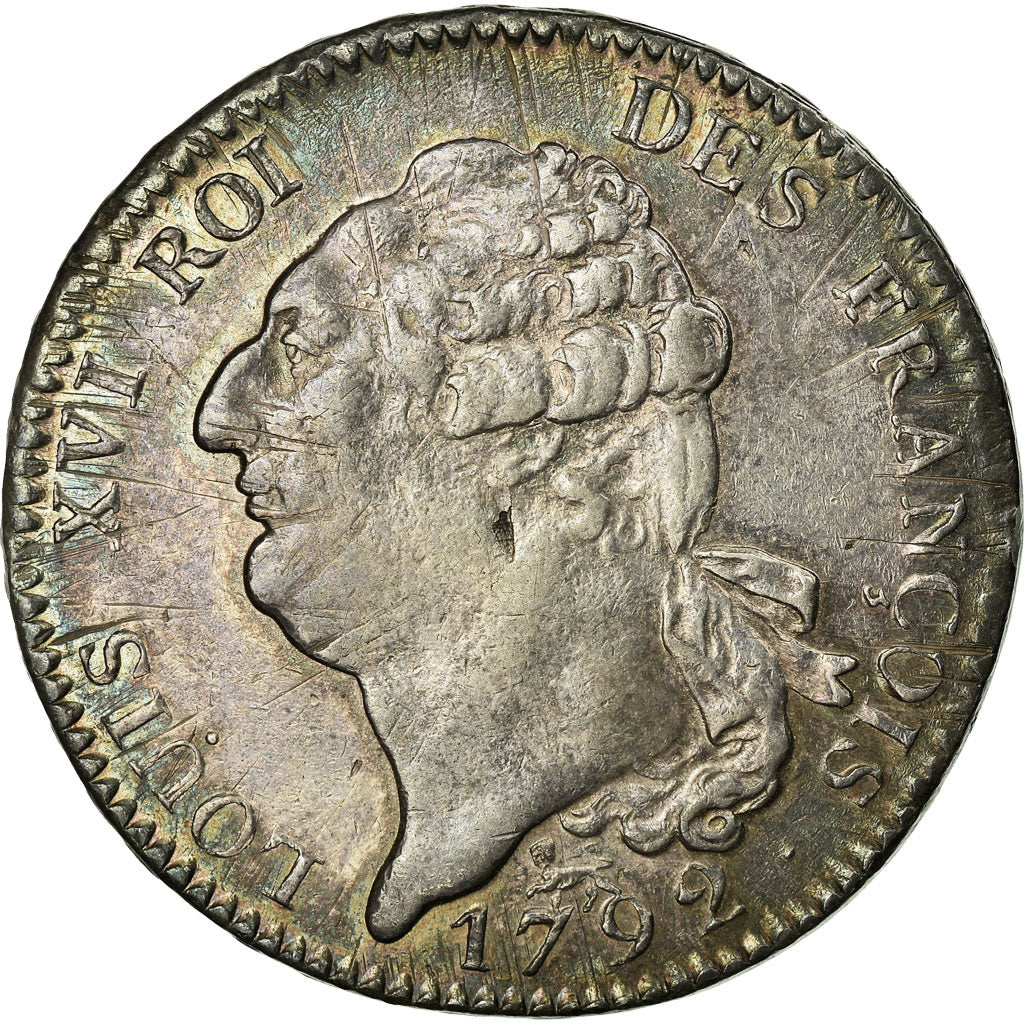 Monnaie, France, Écu de 6 livres françois, ECU, 6 Livres, 1792, Paris, TTB