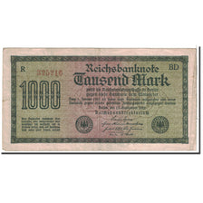 Banknote, Germany, 1000 Mark, 1922, 1922-09-15, KM:76e, EF(40-45)
