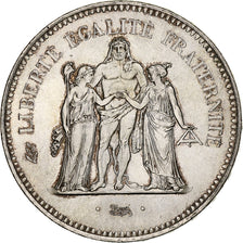 Moneta, Francia, Hercule, 50 Francs, 1975, Paris, SPL, Argento, KM:941.1