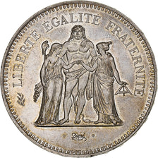 France, Hercule, 50 Francs, 1975, Paris, SUP, Argent, Gadoury:882, KM:941.1