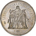 France, Hercule, 50 Francs, 1975, Paris, SUP, Argent, Gadoury:882, KM:941.1
