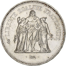 France, Hercule, 50 Francs, 1978, Paris, SUP+, Argent, Gadoury:882, KM:941.1