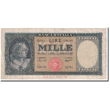 Billete, 1000 Lire, 1959, Italia, KM:88c, 1959-09-15, BC