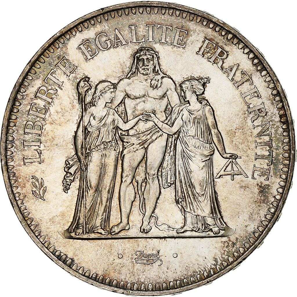 Francia, Hercule, 50 Francs, 1979, Paris, SPL, Argento, KM:941.1, Gadoury:882