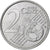 France, 2 Euro Cent, 2020, Pessac, error without copper platted, UNC, Acier