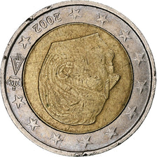 Bélgica, Albert II, 2 Euro, 2002, Brussels, Error Coin Alignment, MBC+
