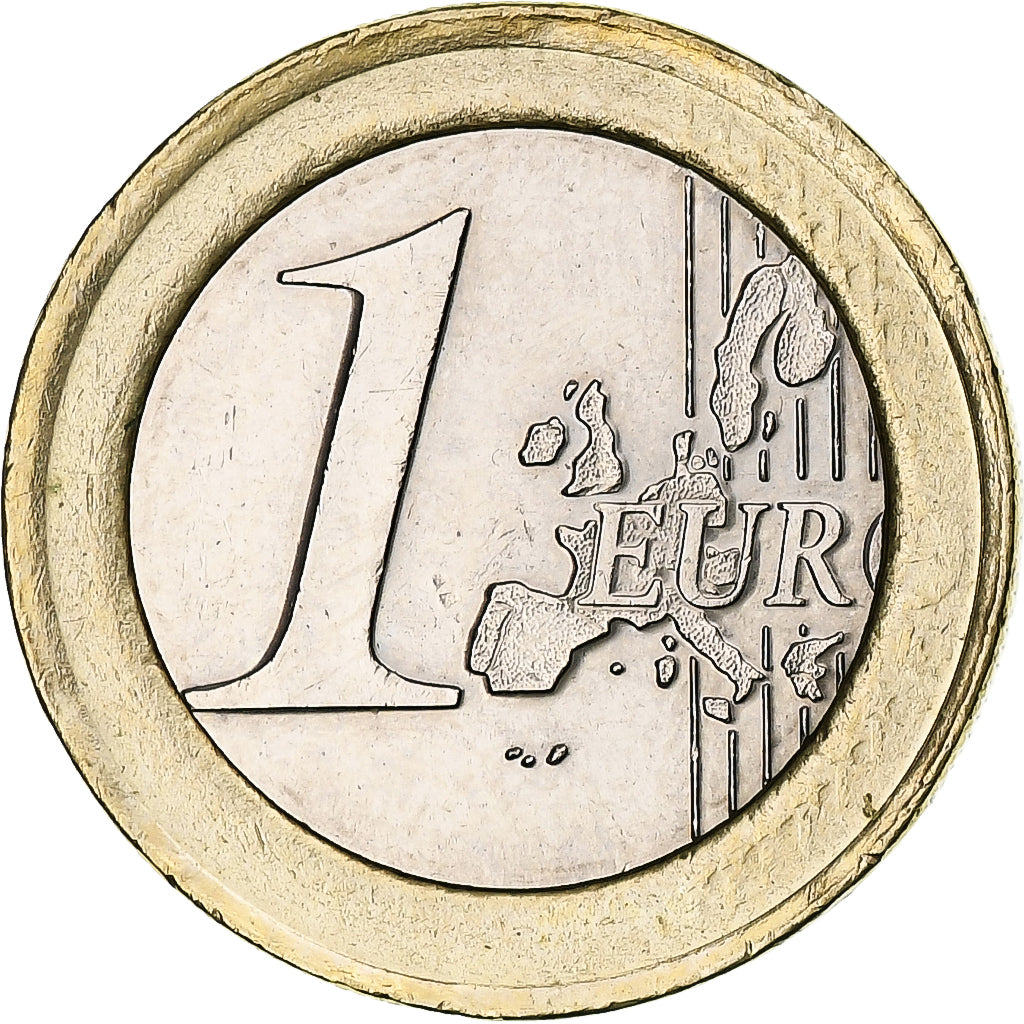 Pays-Bas, Beatrix, Euro, 1999, Utrecht, error wrong ring, TTB+, Bimetallic