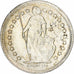 Switzerland, 1/2 Franc, 1965, Bern, MS(63), Silver, KM:23