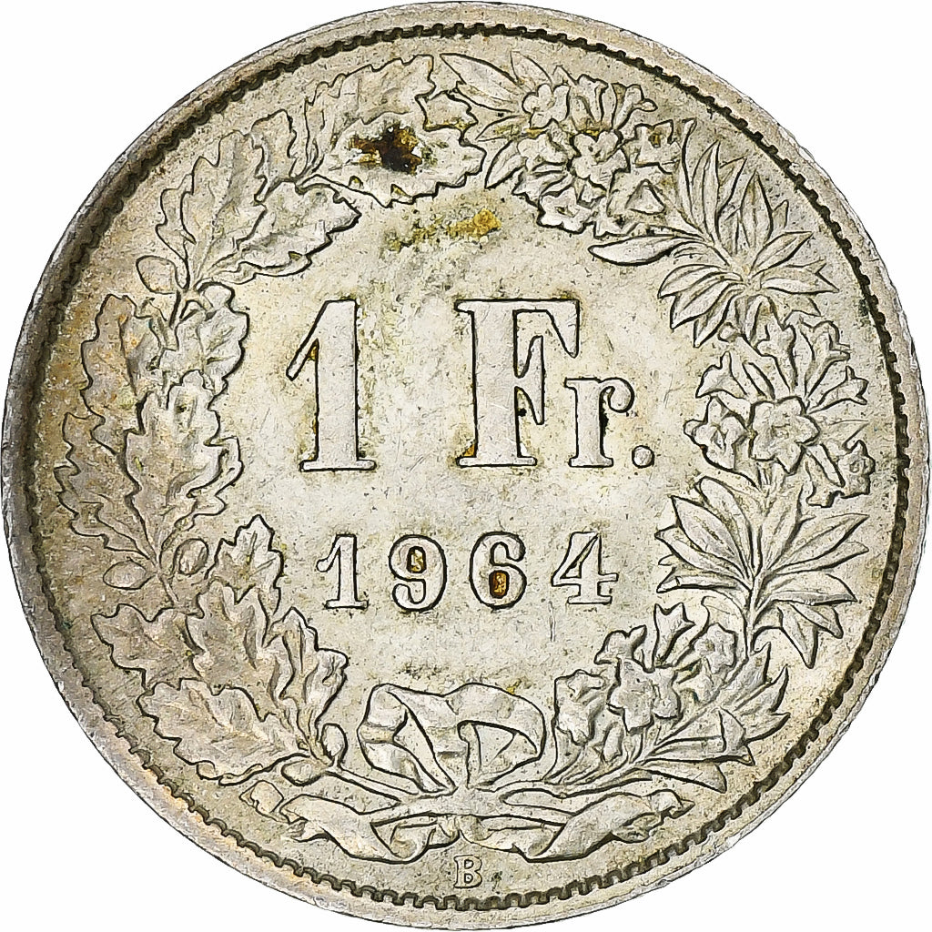 Moneta, Svizzera, Franc, 1964, Bern, SPL, Argento, KM:24