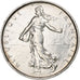 França, Semeuse, 5 Francs, 1969, Paris, MS(60-62), Prata, KM:926, Gadoury:770