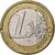 Finland, Euro, 2000, Vantaa, error double clip, VF(30-35), Bi-Metallic, KM:104