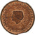 Netherlands, Beatrix, 5 Euro Cent, 2000, Utrecht, error double clip, AU(50-53)
