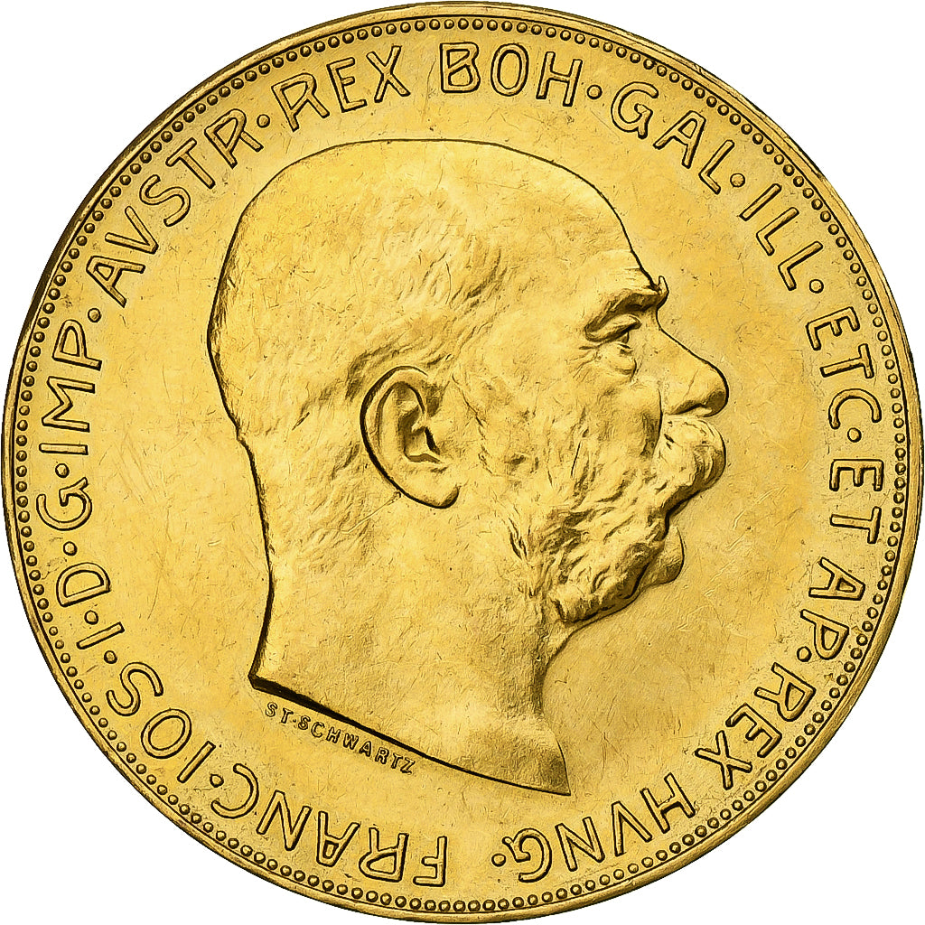 Österreich, Franz Joseph I, 100 Corona, 1915, Vienne, Official restrike, UNZ