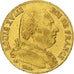 França, Louis XVIII, 20 Francs, 1815, Paris, VF(30-35), Dourado, KM:706.1