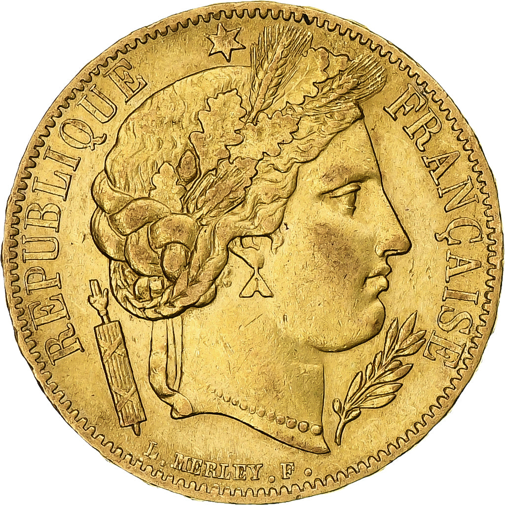 Frankrijk, Cérès, 20 Francs, 1849, Paris, ZF, Goud, KM:762, Gadoury:1059