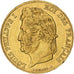 Francia, Louis-Philippe, 20 Francs, 1834, Paris, MBC, Oro, KM:750.1