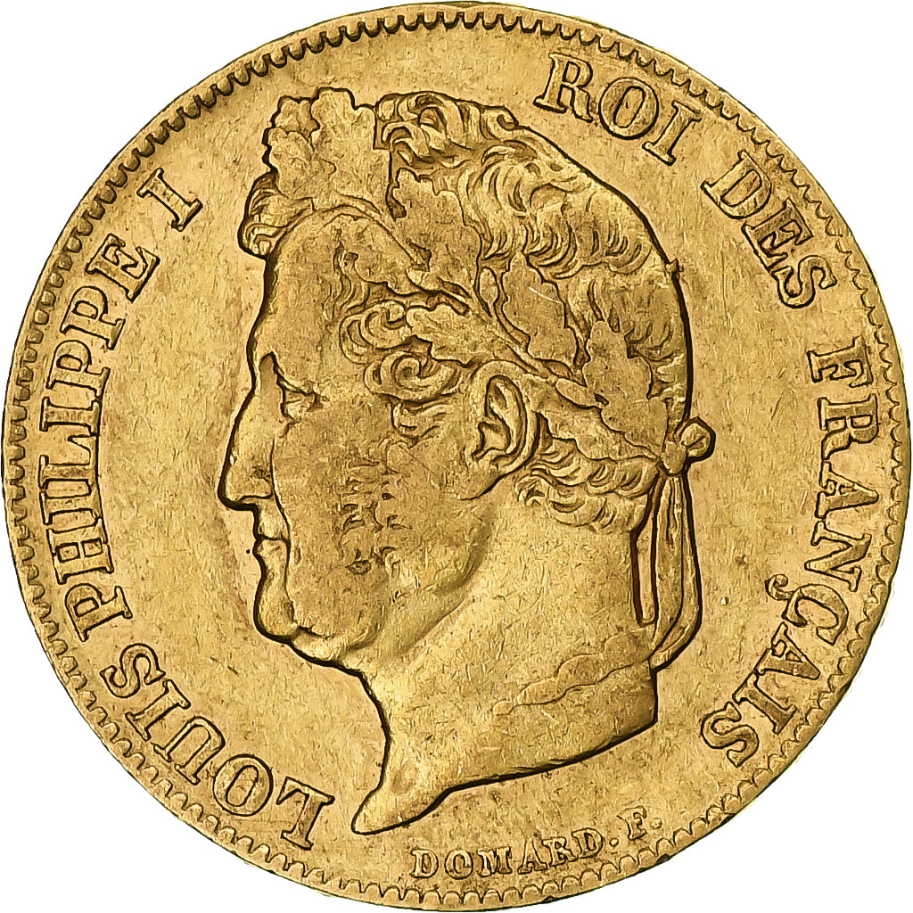 France, Louis-Philippe, 20 Francs, 1840, Paris, TTB, Or, Gadoury:1031, KM:750.1