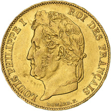 Francia, Louis-Philippe, 20 Francs, 1848, Paris, MBC+, Oro, KM:750.1