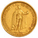 Hungary, 20 Korona, 1905, Kremnitz, KM #486, AU(50-53), Gold, 6.80