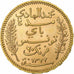 Tunisia, Muhammad al-Hadi Bey, 20 Francs, 1904, Paris, SPL, Oro, KM:234