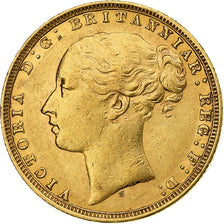 Australie, Victoria, Sovereign, 1876, Sydney, TTB+, Or, KM:7