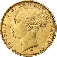 Australia, Victoria, Sovereign, 1879, Melbourne, AU(50-53), Złoto, KM:7