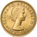 Great Britain, Elizabeth II, Sovereign, 1964, Gold, MS(63), KM:908