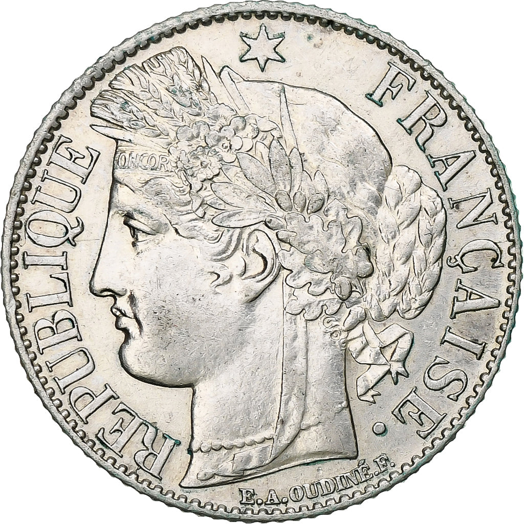 France, Franc, Cérès, 1894, Paris, Argent, SUP, Gadoury:465a, KM:822.1