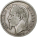 Francia, Napoleon III, Franc, 1868, Paris, Argento, MB+, Gadoury:463, KM:806.1