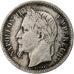 France, Napoleon III, Franc, 1867, Bordeaux, Silver, VF(30-35), Gadoury:463