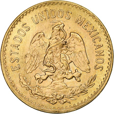 Mexiko, 5 Pesos, 1955, Mexico City, Gold, UNZ, KM:464