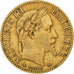 Frankrijk, Napoleon III, 10 Francs, 1863, Paris, Goud, ZF, Gadoury:1015