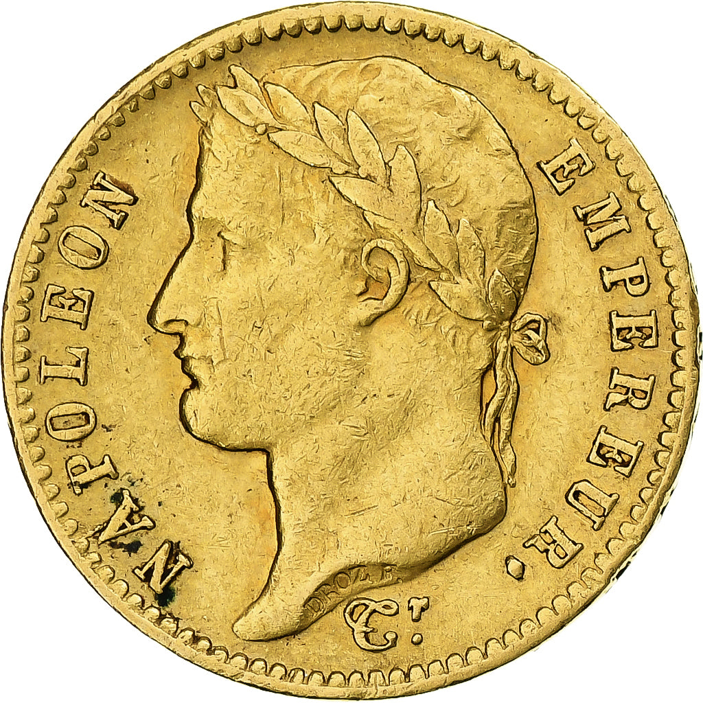 Francia, 20 Francs, Napoléon I, 1811, Paris, Oro, MBC, Gadoury:1025, KM:695.1