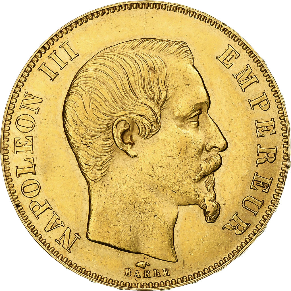France, Napoleon III, 50 Francs, 1857, Paris, Or, TTB+, Gadoury:1111, KM:785.1