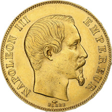 France, Napoleon III, 50 Francs, 1857, Paris, Or, TTB+, Gadoury:1111, KM:785.1