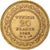 Tunisia, Ali Bey, 20 Francs, 1892, Paris, Gold, AU(50-53), Lecompte:444, KM:227