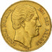 Belgia, Leopold I, 20 Francs, 20 Frank, 1865, Złoto, AU(50-53), KM:23
