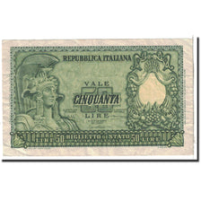 Banknote, Italy, 50 Lire, 1951, 1951-12-31, KM:91a, EF(40-45)