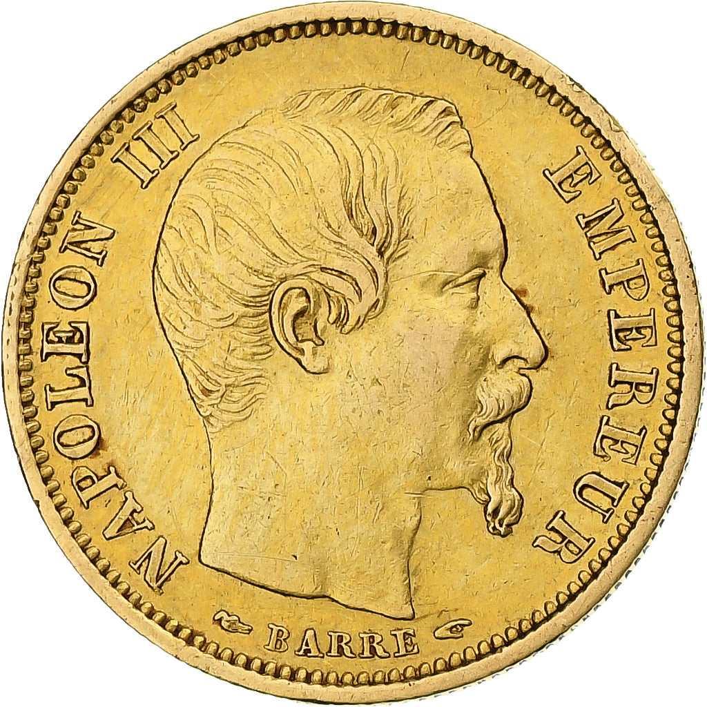 France, Napoleon III, 10 Francs, 1854, Paris, Petit module, Or, TTB+