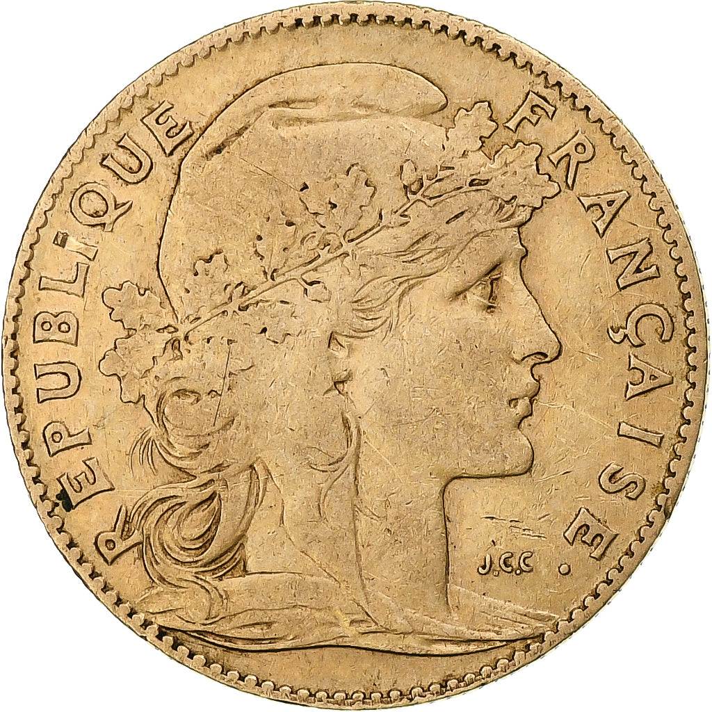 France, 10 Francs, Marianne, 1906, Paris, Or, TTB, Gadoury:1017, KM:846