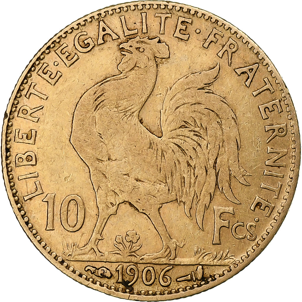 France, 10 Francs, Marianne, 1906, Paris, Or, TTB, Gadoury:1017, KM:846