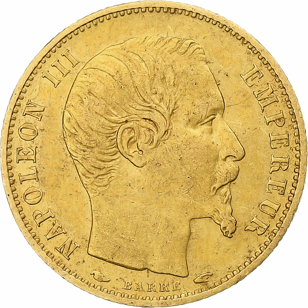 France, Napoleon III, 5 Francs, 1854, Paris, Petit module, Or, TTB, KM:783